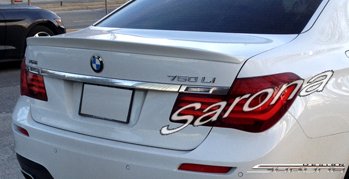 Custom BMW 7 Series  Sedan Trunk Wing (2009 - 2015) - $370.00 (Part #BM-112-TW)